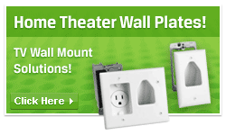 Home theater wall plates