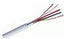 18 gauge 6 conductor stranded shielded plenum cable with color-coded wires and protective jacket