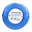 Blue 22/4 solid alarm wire 500ft coil pack with CablingPlus label and UL certification marks