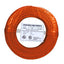 500ft coil of 22/4 solid orange alarm wire with structured cabling label and UL certification markings