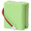 2GIG Extended Life Battery Pack - green rechargeable battery with red and white connector wires for security systems