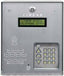 Linear AE-100 commercial telephone entry system with keypad, speaker, and LCD display for door access control