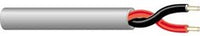 West Penn Aquaseal 18-2 stranded shielded cable with red and black connectors on gray jacket