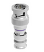 Holland MCV Universal Compression BNC Connector for RG6 cable with threaded coupling ring and weatherproof design