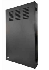 VMP vertical equipment wall cabinet 2U 36 inch deep with vented door and side panels for network rack mounting