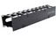 Wavenet MDH Series 1U high-density metal cable manager with black horizontal cable organizer channels for server rack instal…