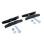 Wavenet ladder rack butt splice kit with black polymer connectors, mounting bolts, washers, and nuts for 90 or 45 degree fix…