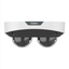 TDSS 2*4MP dual-channel IR fixed intelligent network camera with white housing and dual dome lens configuration