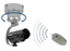 PanBase remote control pan base with rotating camera mount, wireless remote control, and adjustment arrows showing pan funct…