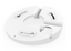 White tilted wedge mount for fixed dome cameras with multiple cable routing slots and mounting points