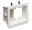 Arlington 3 GANG WHITE TV BOX