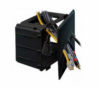Datacomm Recessed Home Theater Media Box - Black