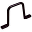 Black medium D-ring cable distribution bracket, 3.25 inches wide and deep, for structured cabling management