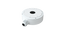 White DWC junction box for T9 turret cameras with side cable port and mounting hardware