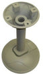 Beige pendant mount bracket for dome security cameras with cylindrical stem and mounting plate