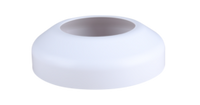 White decorative ring for V7 ultra low-profile vandal dome camera with gray center opening