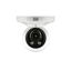 DWC-VA583WTIR 5MP white dome security camera with dual infrared LEDs and vari-focal lens mounted on wall