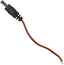 SECO-LARM 3 ft male DC power adapter plug pigtail cable with black connector and red/brown wires