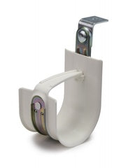 Platinum Tools 2-inch 90 degree angled HPH J-Hook cable management hardware in white, shown as single unit from 25-pack