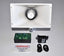 ETS single zone 2-way audio surveillance system kit with white flush mount speaker, control module, power adapter, and remot…