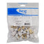 25-pack of ICC EZ RJ-11 keystone jacks in white, structured cabling network hardware
