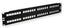 ICC 48-port blank patch panel with 2 RMS for structured cabling rack installations