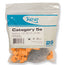 ICC Cat5e EZ Modular Keystone Jack - 25 Pack - Orange