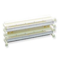 ICC 110 Block Cat5e 100 Pair without feet, showing stacked horizontal patch panel modules in cream and gray