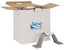 ICC Metal D-Ring 100 Pack in white box with silver D-ring cable management hardware displayed