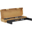 ICC wall mount hinged bracket 2-pack for 1U rack equipment, black steel server rack accessories in cardboard packaging