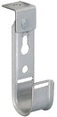 Galvanized 90-degree J-hook for 3/4 inch cable management, showing metal bracket with mounting holes and cable retention des…