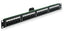 ICC 24-port 6P2C rack mount telco patch panel with 1RU form factor installed in server rack