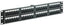 48-port 8P2C female telco patch panel in 2RU rack mount configuration with organized port layout