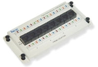 ICC Cat5e 8 port data residential module with punch down termination blocks and mounting hardware