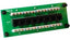 ICC 8 Port Cat5e Data Module with green PCB and black RJ45 connectors for network cabling installation