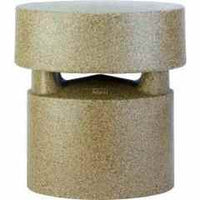 OWI 6.5 inch 2-way landscape garden speaker in sandstone finish with cylindrical weatherproof design