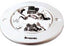 Hochiki NS conventional detector base with 43mA rating, white circular mount with internal components visible