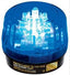 SECO-LARM blue LED strobe light with cross symbol, 6-14VDC security beacon with dome housing