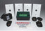 ETS 4-zone microphone audio surveillance kit with control panel, four white wall-mounted microphones, power adapter, and war…