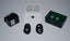 ETS 2 Way Audio Surveillance System components including white speaker unit, black transformer, green circuit board, and two…