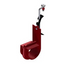 Tomarco Stiffy on Cradle red cable management clip mounted on vertical support bracket for organized network cabling