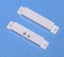 White surface mount magnetic alarm contact sensor with two rectangular components showing mounting brackets and contact poin…