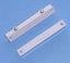 Flair Electronics 4-inch industrial surface mount contact in white with screw holes for structured cabling installation