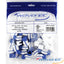 Wavenet Cat5e blue keystone jacks 25-pack with RJ-45 connectors for structured cabling installations