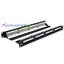 Wavenet Cat6 24-port patch panel 1U with numbered ports and cable management system for network rack installation