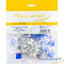 Wavenet Cat6 HD Series blue keystone jacks 25-pack with RJ-45 connectors and Keystone Jack T568A/B compatibility