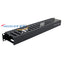 Wavenet 1U single-sided cable manager with horizontal cable routing slots mounted on server rack