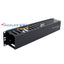 Wavenet 2U single-sided black cable manager with horizontal routing slots and mounting brackets for server rack installation