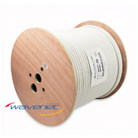 RG-11 60% Shield Plenum (CMP) Coaxial Cable -1000ft Reel - White