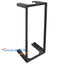 Wavenet 30U open frame wall mount server rack with vertical cable management rails and mounting hardware